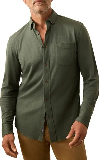 Coastline Knit Button-Down Shirt | Nordstrom