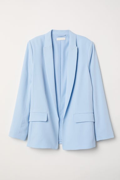 H & M - Straight-cut Jacket - Blue | H&M (US + CA)