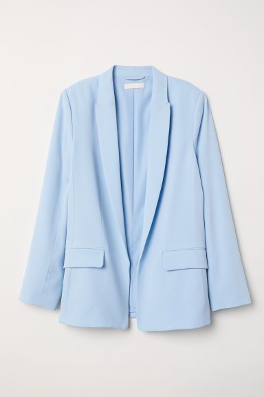 H & M - Straight-cut Jacket - Blue | H&M (US)