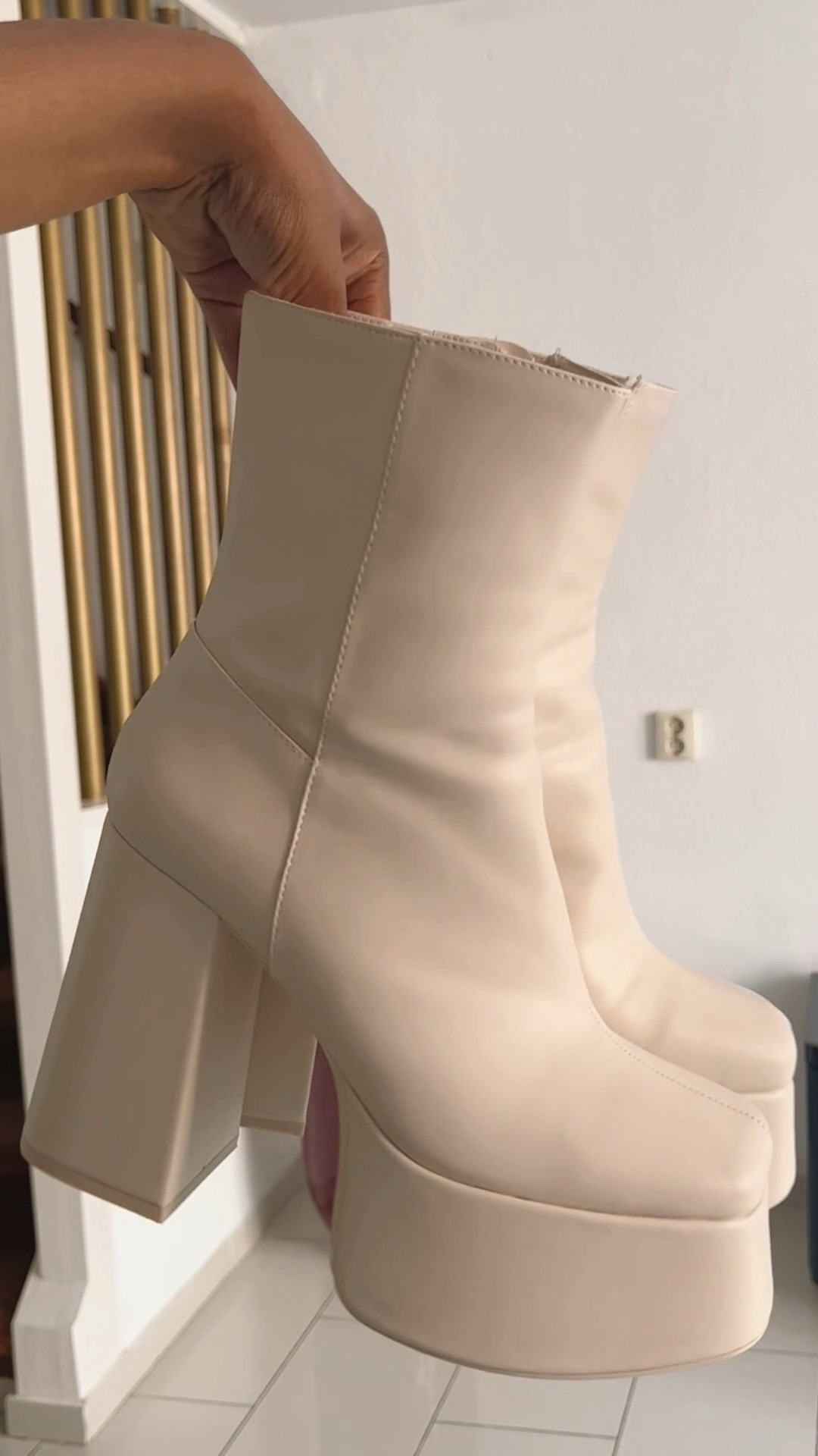 Bershka platform hot sale heeled boot