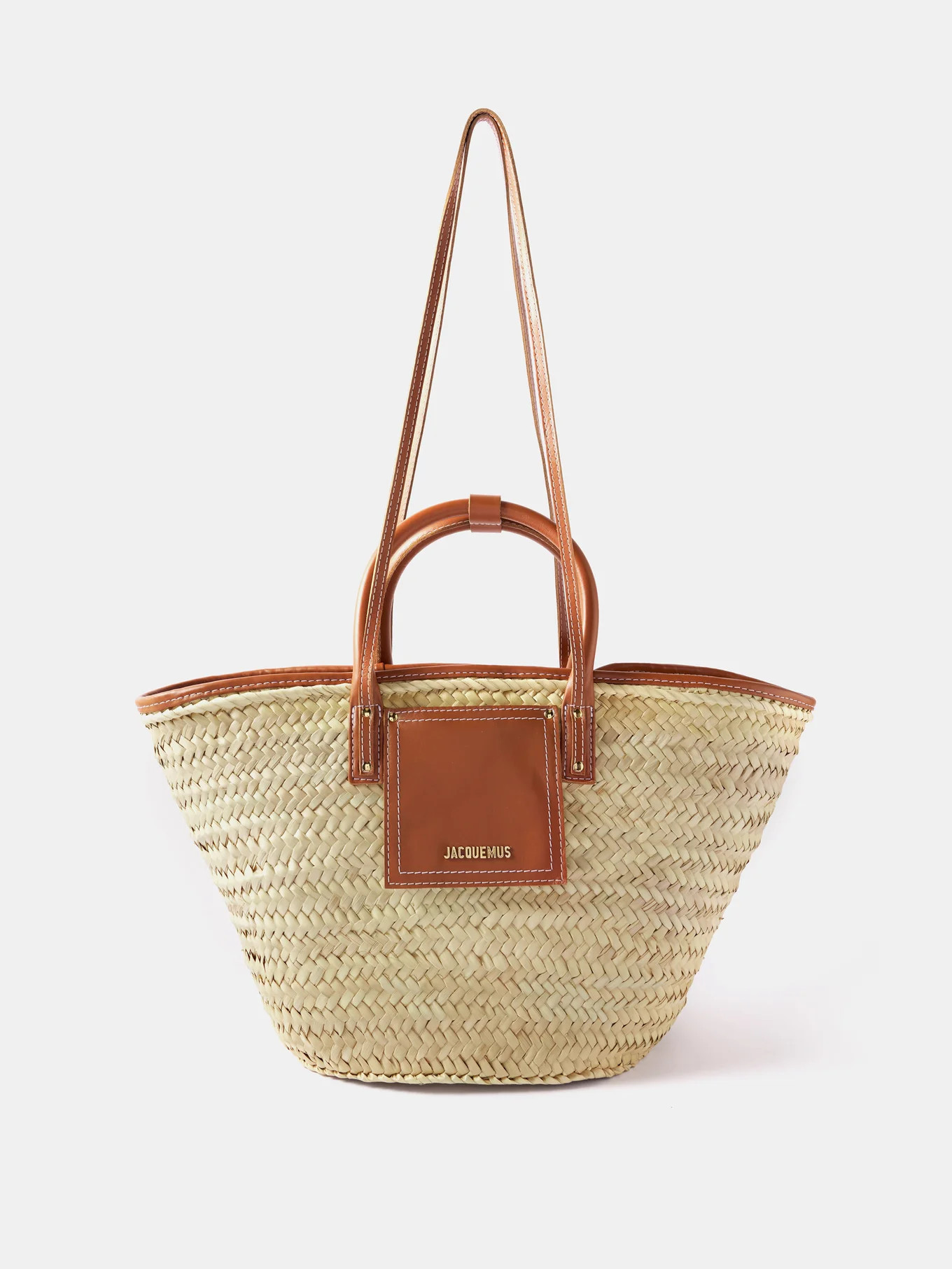 Panier Soli raffia and leather basket | Matches (UK)