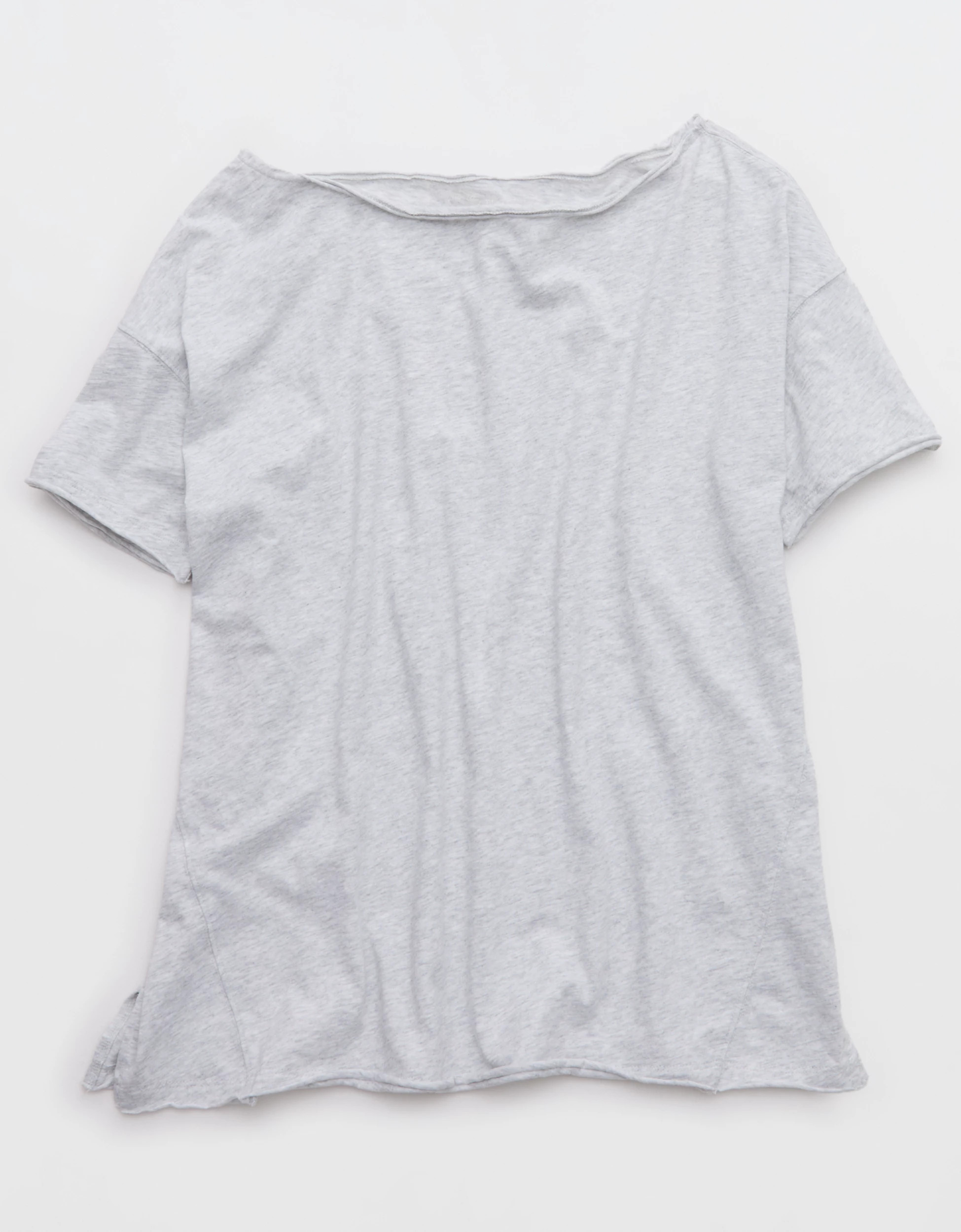 Aerie Oversized Off The Shoulder Boyfriend T-Shirt | Aerie