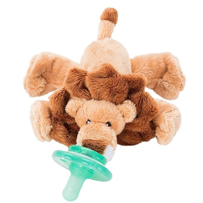 Nookums Paci-Plushies Buddies - Lion Pacifier Holder - Adapts to Name Brand Pacifiers, Suitable f... | Amazon (US)