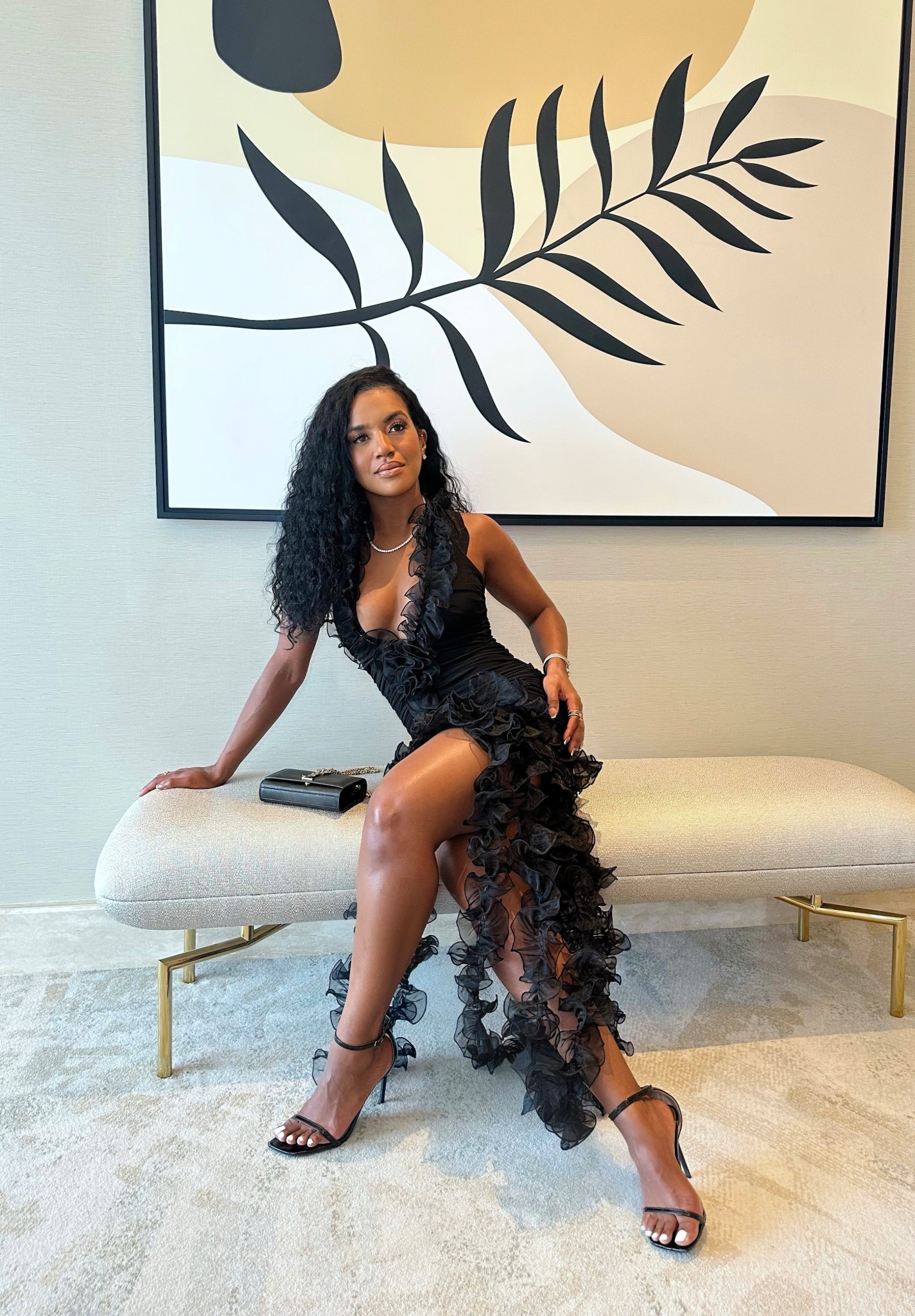 Misty Ruched dress from Fashion Nova 

https://www.fashionnova.com/products/misty-ruched-mesh-mini-dress-black

#LTKTravel #LTKFindsUnder100