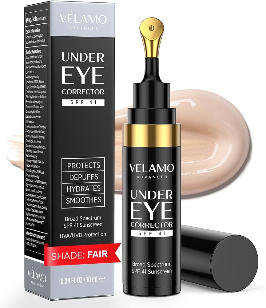 VELAMO ADVANCED Under Eye Corrector SPF 41(Fair): Under Eye Color Corrector for Dark Circles, Fin... | Amazon (US)