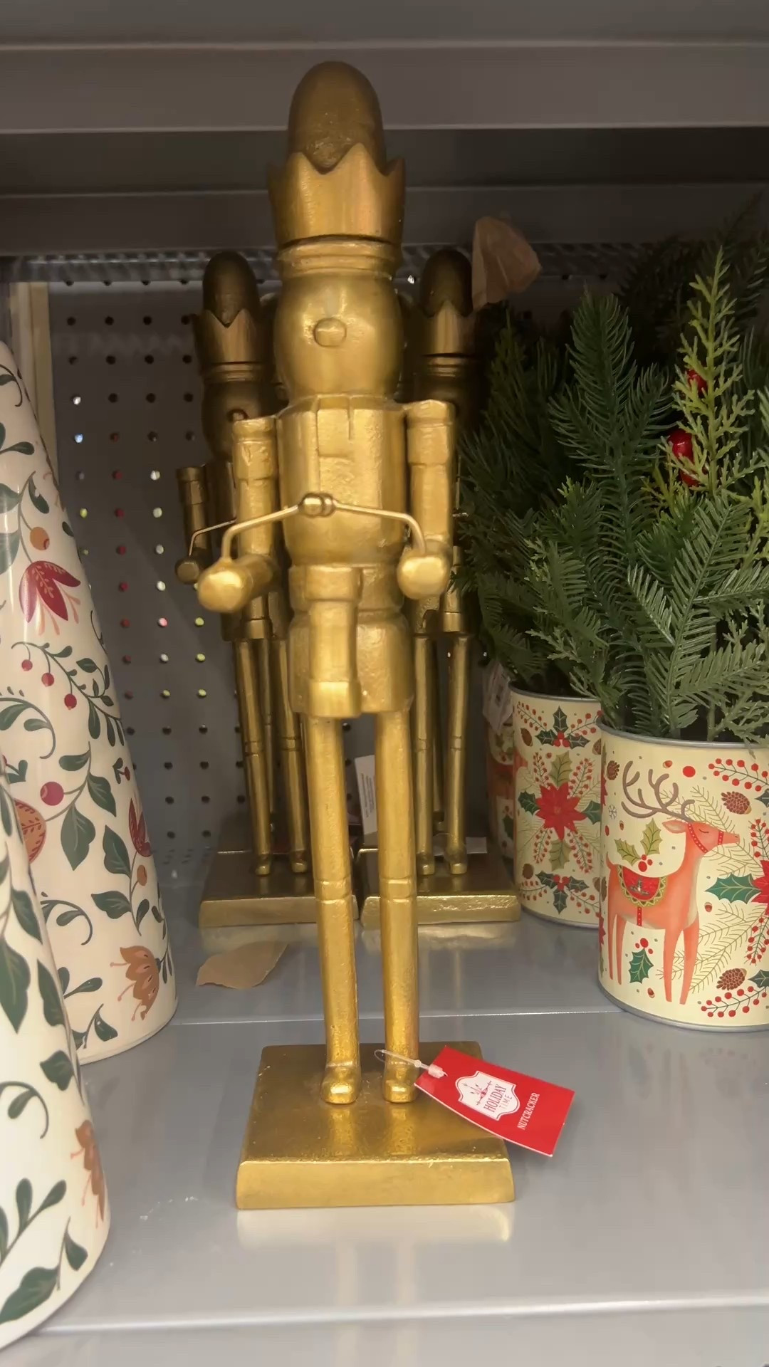 Meet the ultimate holiday accessory! This gold nutcracker can seamlessly switch between your entryway welcome, mantel styling, and living room centerpiece.
sparkle and shine, classic holiday decor, living room inspo, holiday aesthetic, entryway vibes, cozy home, winter wonderland, affordable finds

#LTKFindsUnder50 #LTKHome #LTKSeasonal