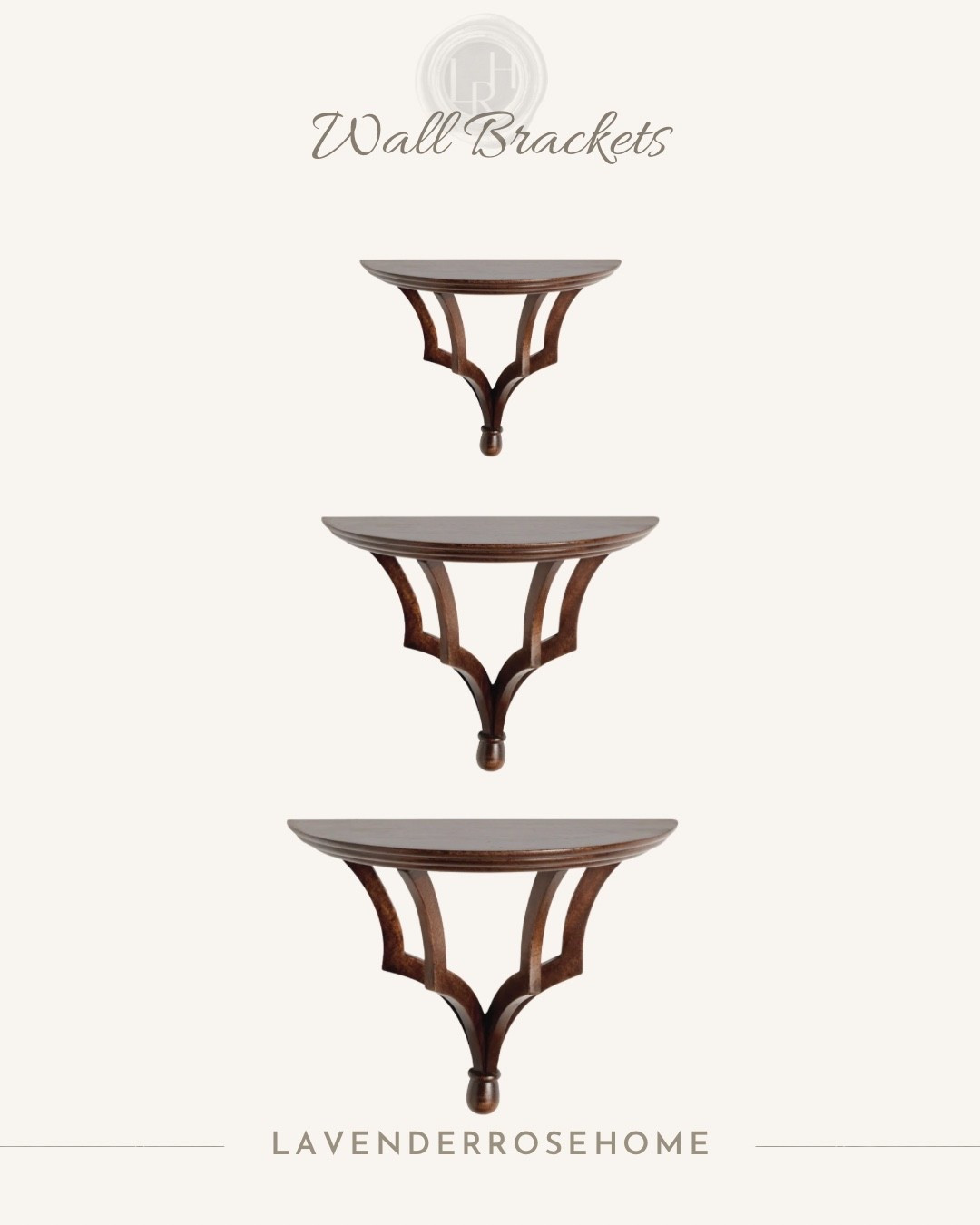 Wood Wall Brackets - A timeless home décor accent that adds character and display space to your walls. These decorative mango wood corbels are perfect for displaying plants, plates, books, artwork and collected treasures, or styling in multiples for a classic, designer-inspired look. Available in three sizes.

Wall Decor. Living Room. Entryway. Dining Room. Classic interior. Timeless Home. LavenderRoseHome

#LTKHome
