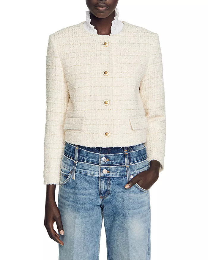 Zally Cropped Tweed Jacket | Bloomingdale's (US)
