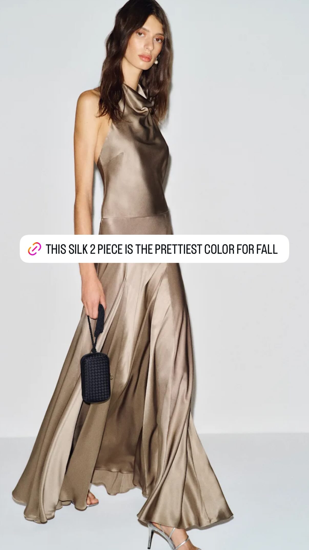 This silk two piece is the prettiest color for fall. Sharing a roundup of fall wedding guest dresses to elevate your look this season!  

 #LTKootd #LTKSeasonal #LTKWedding