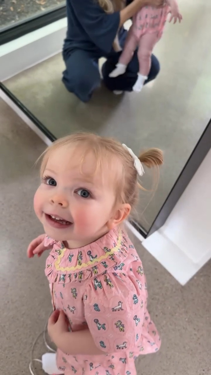 Someone left us a random surprise! 🥹❤️ Love all the matching outfits Ellie and Sutton have! 

#LTKKids #LTKootd #LTKBaby