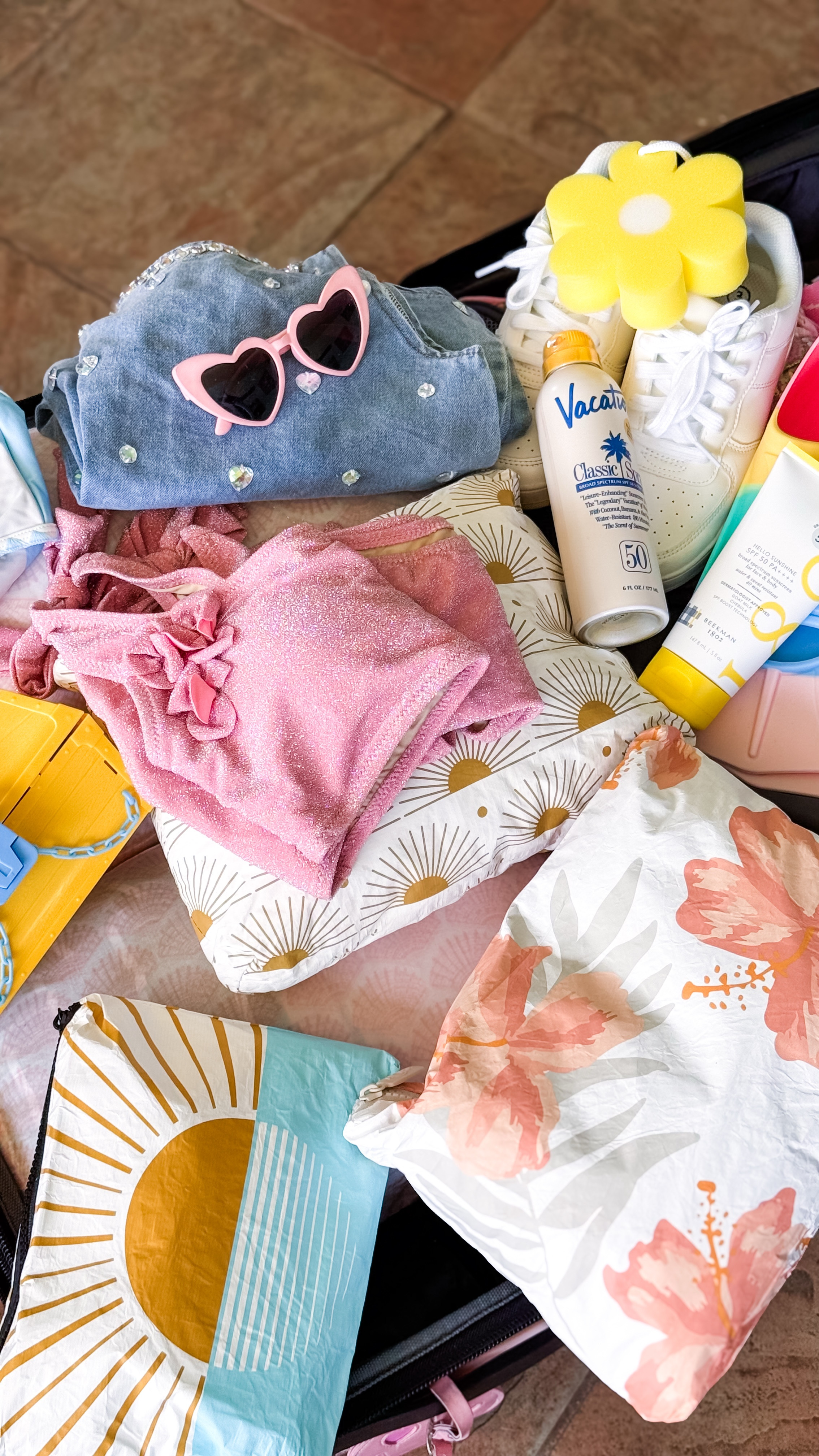 One suitcase packed & ready to roll 🙃 #packwithme #25adventuresin2025 #packforvacation #tiktoktravel (full video up @saltyvagabonds) 

All Audrey’s cute swimsuits are linked here. Audrey is about to be 10 but I’m buying her Girls Size 12 if I can, to give her time to grow into some of the sets. 

Girls swimsuits, Girls one piece swimsuit, girls two piece bikini, Shade Critters, Nordstroms Rack, Trendy bathing suits 2025 

#LTKTravel #LTKKids #LTKSwim