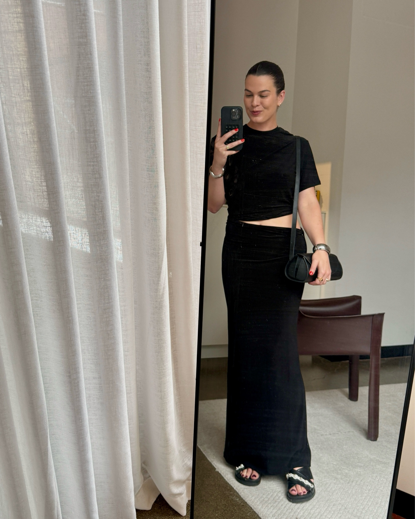 Rhi’s outfit for our team lunch