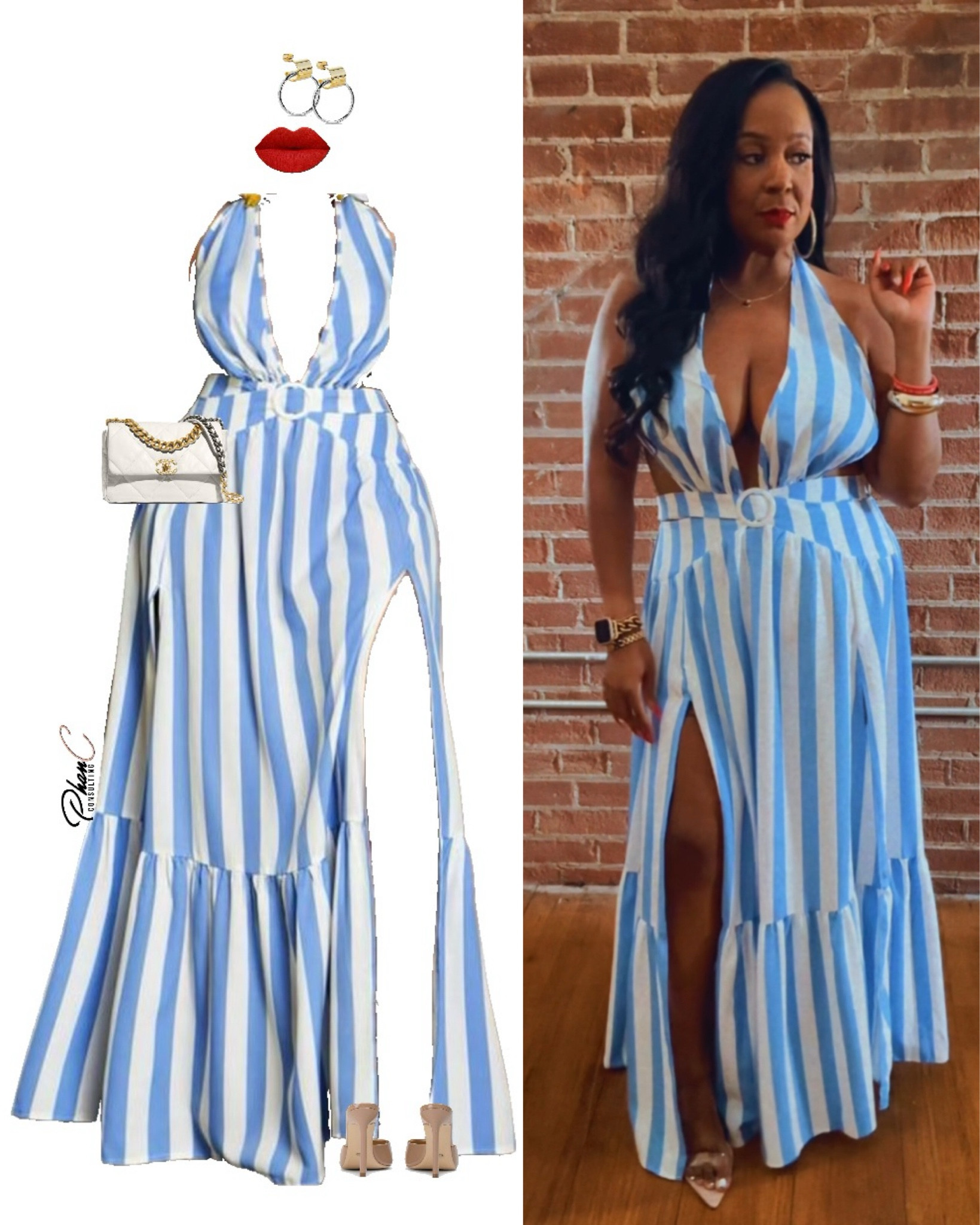It’s still Sundress Season ladies!! Cute flowy & backless - perfect for a day party situation. 