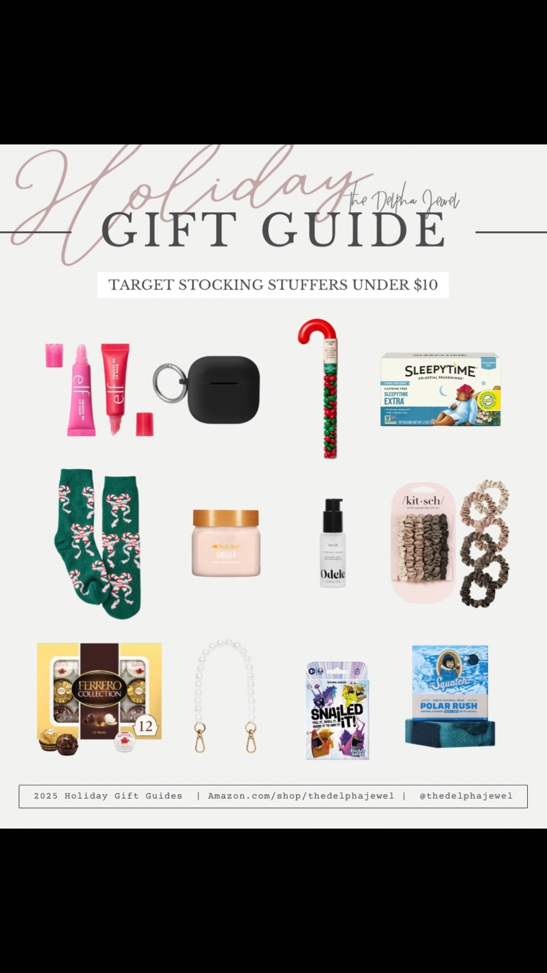 Target holiday stocking stuffer gift ideas, under $10!

Affordable gifts, target gifts, stocking stuffers 

#LTKFindsUnder50 #LTKHoliday #LTKGiftGuide