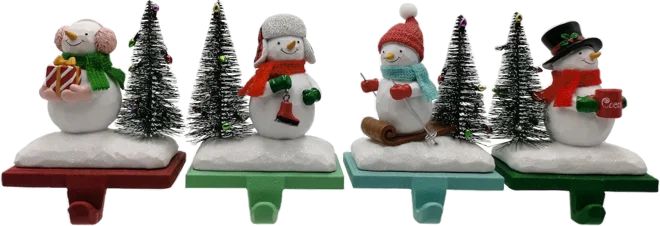 St. Nicholas Square Polyresin 4-Piece Snowman Stocking Holder | Kohl's