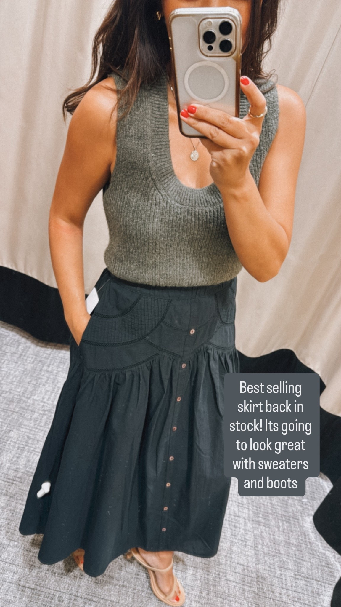 Skirt back in stock! Fits TTS 

#LTKFindsUnder100 #LTKOver40 #LTKStyleTip