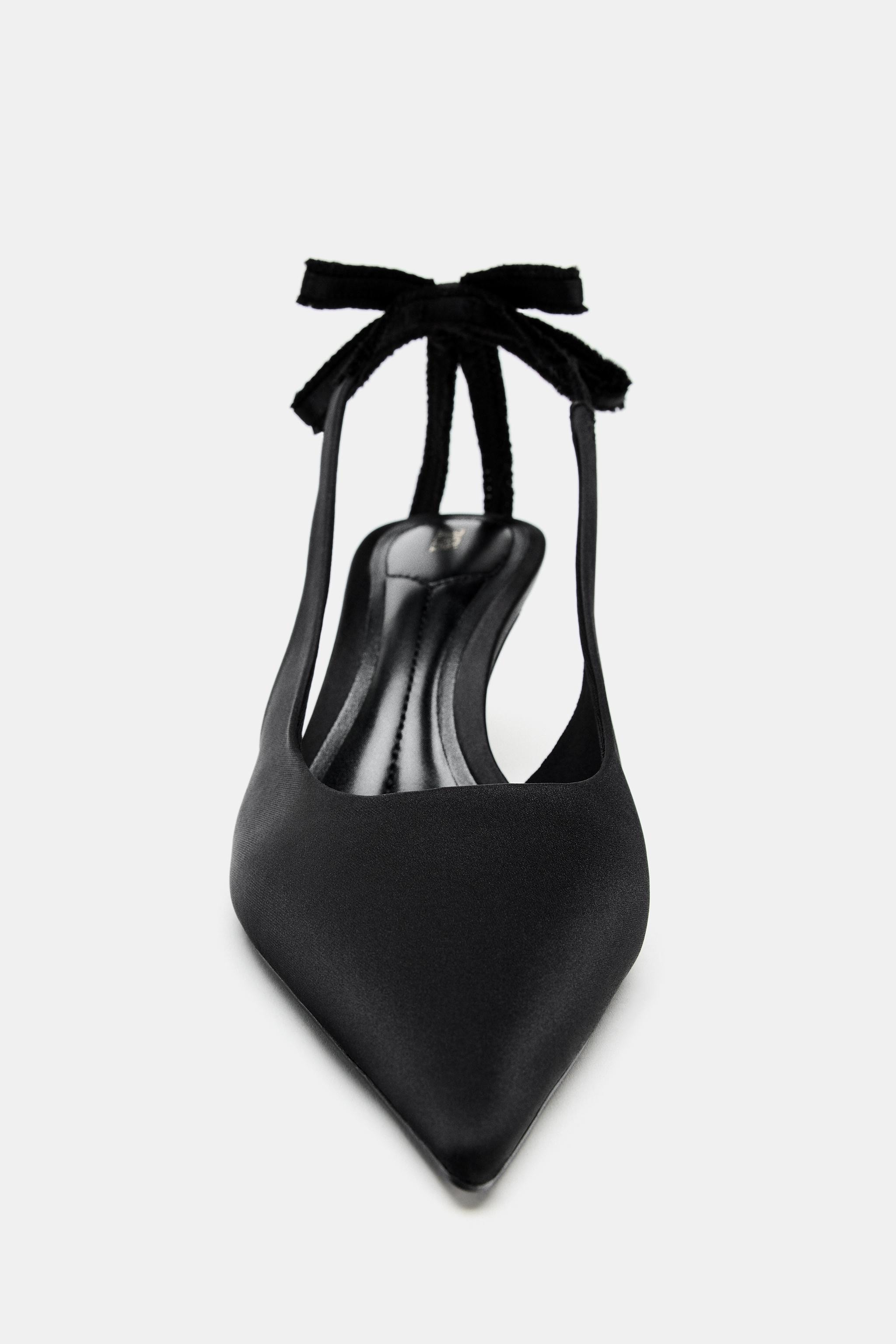 BOW SLINGBACK HEELS | Zara US