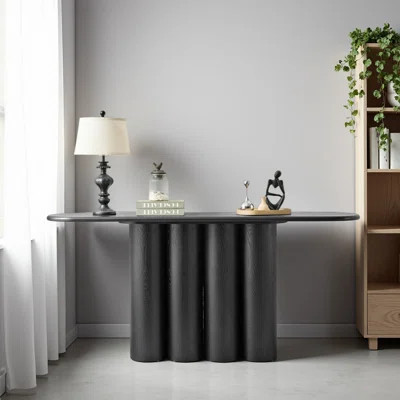 66.93'' Modern Console Table For Entryway With Unique Cylinders Legs Design For Living Room Hallway Foyer Entrance Study | Wayfair North America