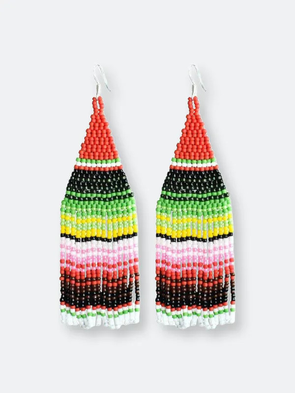 Mother Sierra Sarape Earrings - Black | Verishop