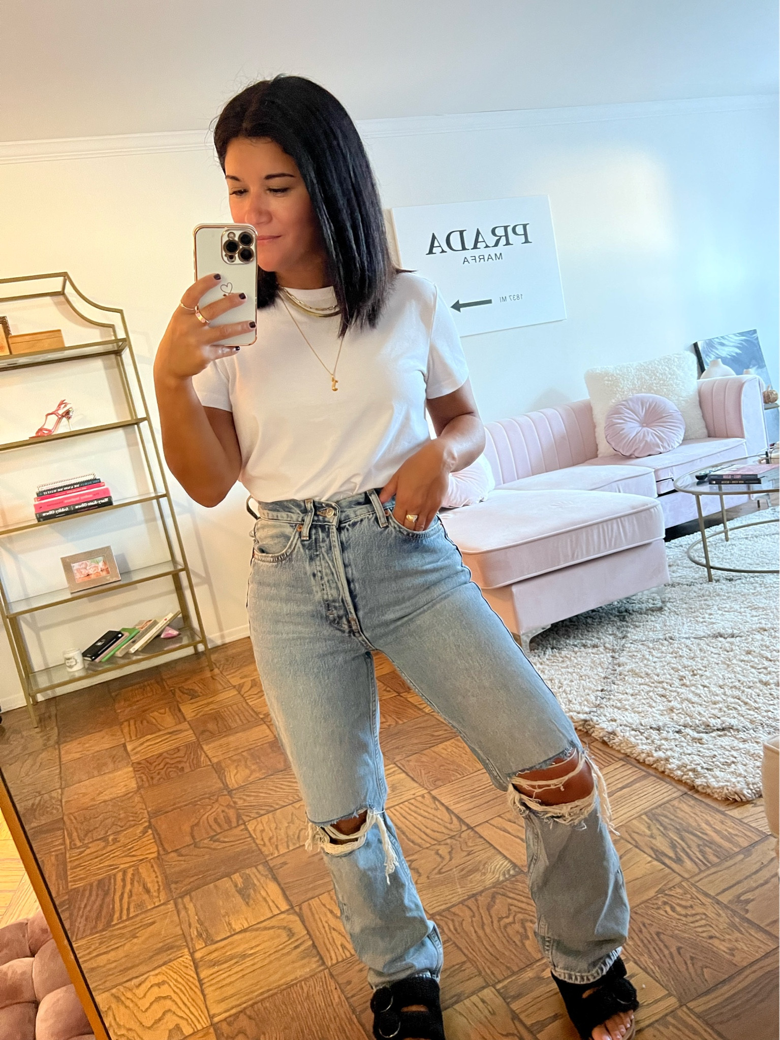 The best white tee! Not sheer and so versatile, Wearing XS in the Almost Friday tee

Jeans are the Topshop dad jean, wearing size 25

fall outfits, fall fashion, white tee shirt, straight leg jeans 

#LTKSeasonal #LTKunder100 #LTKstyletip
