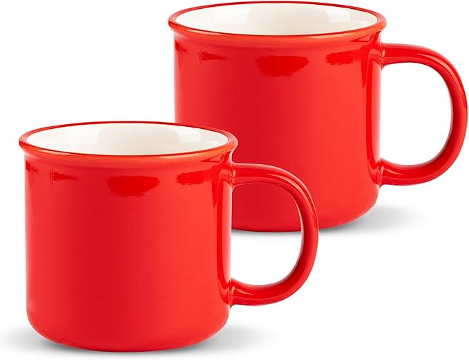 KooK Camping Mug, Camping Coffee Mugs, Urban Outdoor Hiking Coffee Cup, Ceramic, Camp Casual, for... | Amazon (US)