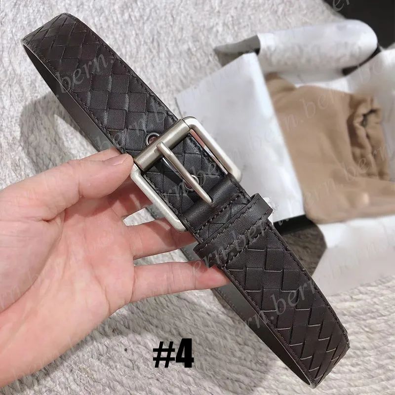Premium Leather Fashion Weave Design Belt 3.5cm Width Men's Belt for Men or Women Belts with Box | DHGate