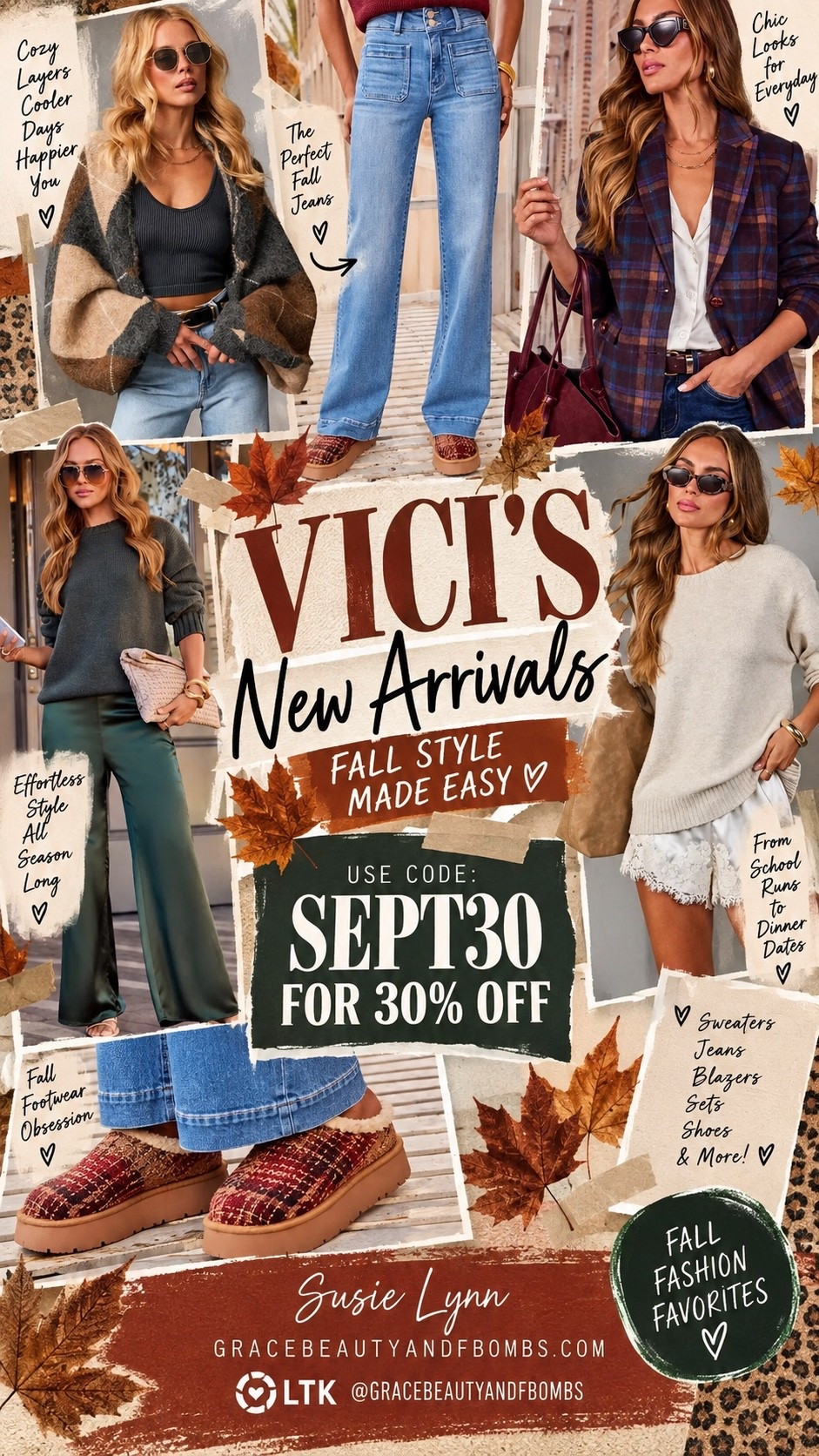 My recent @vici order! I ordered a Medium in all tops and a 27 in the bottoms! I will try on my little haul for you when I receive it, but until then, you can use code Sept30 for 30% off sitewide! #vicidolls #vicicollection #viciambassador #tallfashion #tallgirlfashion #tallgirfallfashion

#LTKSeasonal #LTKOver40 #LTKTall