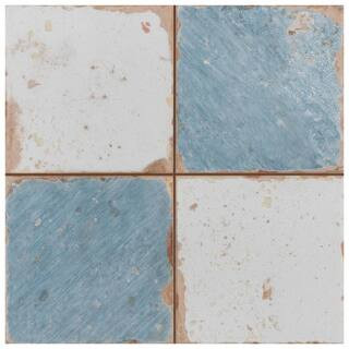 Artisan Damero Azul 13 in. x 13 in. Ceramic Floor and Wall Tile (12.0 sq. ft./Case) | The Home Depot