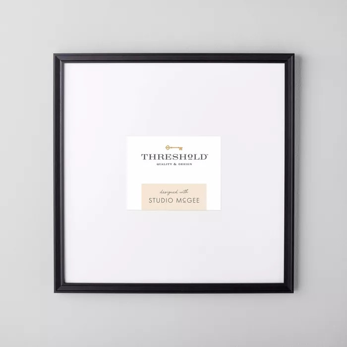 20" x 20" Matted to 5" x 7" Gallery Single Image Frame Black - Threshold™ designed with Studio ... | Target
