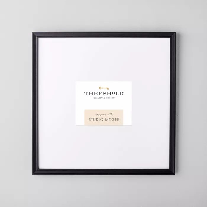 20"x20" Matted to 5"x7" Gallery Single Image Frame Black - Threshold™ designed with Studio McGe... | Target
