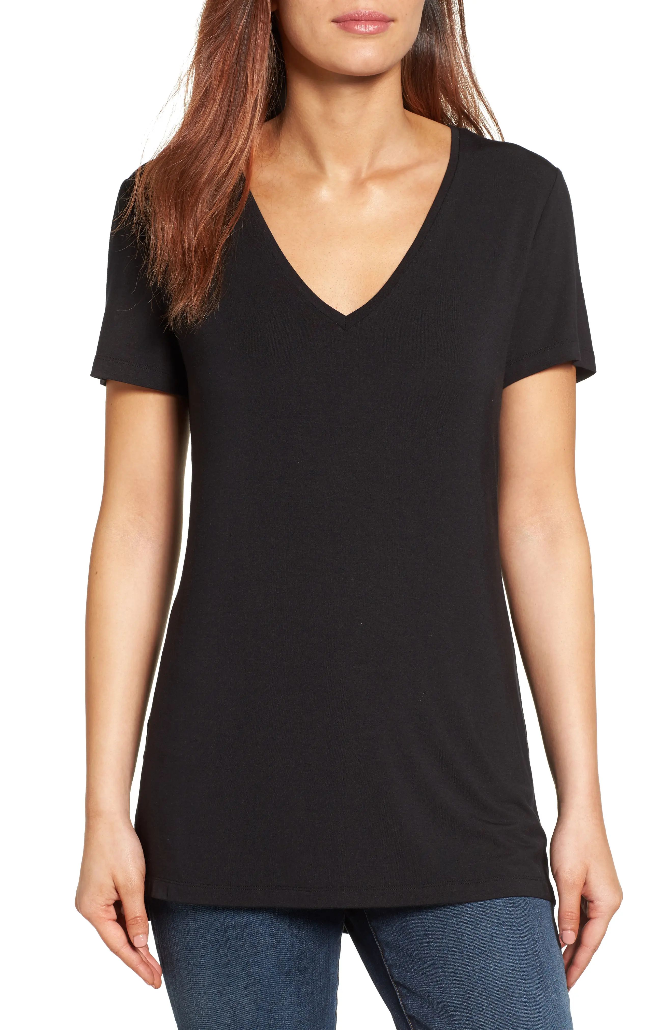 V-Neck Tunic Tee | Nordstrom