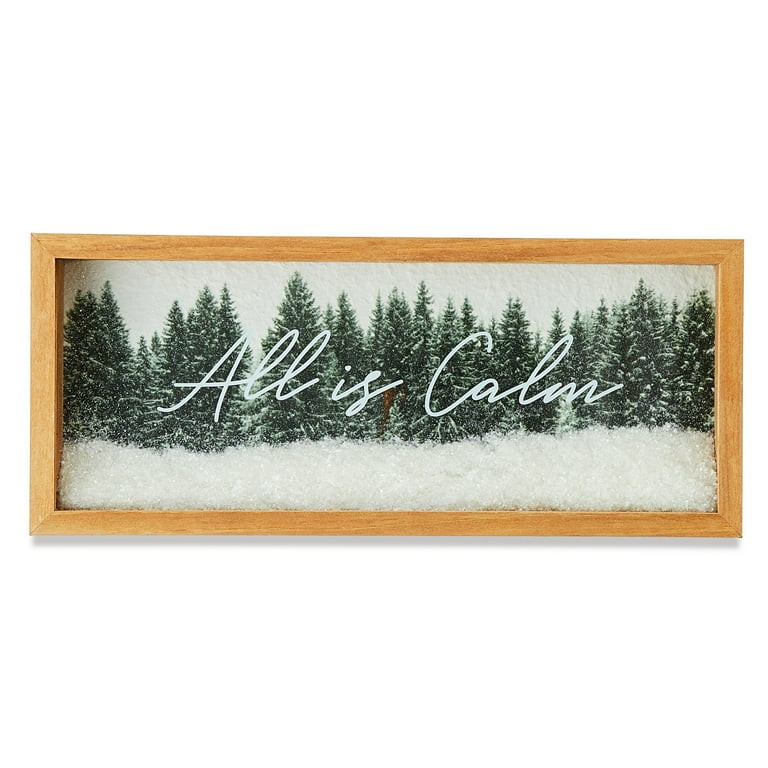 My Texas House All is Calm Christmas Sign, 14 in x 6 in | Walmart (US)