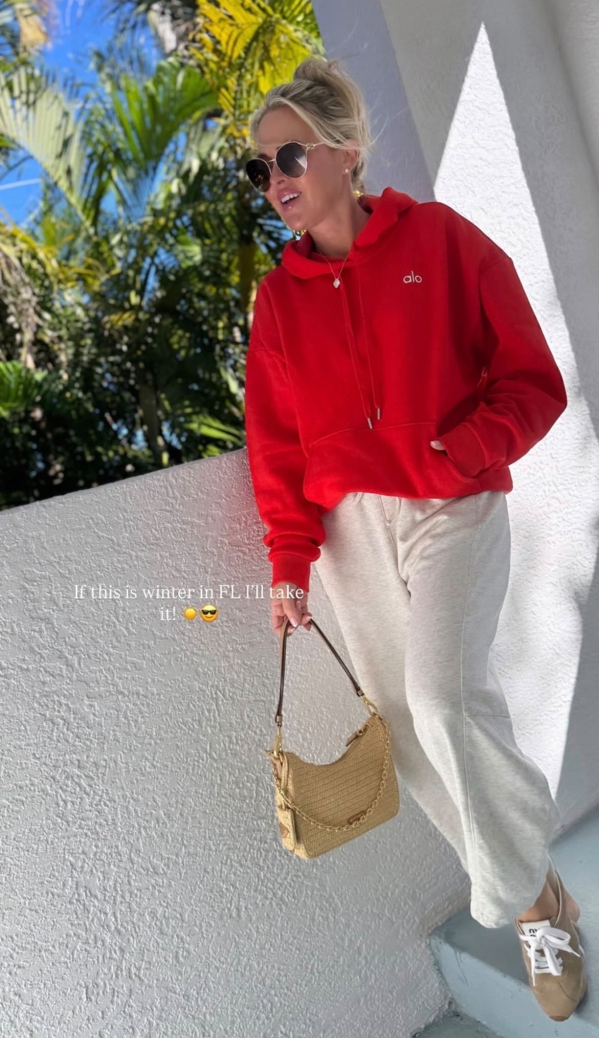 My casual cozy look! Wearing a medium in the hoodie and small in the pants. 

Cozy look. Travel outfit. Barrel sweatpants. 

#LTKOver40 #LTKSeasonal #LTKTravel