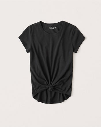 Knotted Crew Tee | Abercrombie & Fitch US & UK