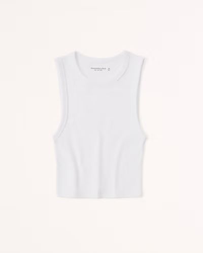 Women's Cropped Crew Essential Tank | Women's Clearance | Abercrombie.com | Abercrombie & Fitch (US)
