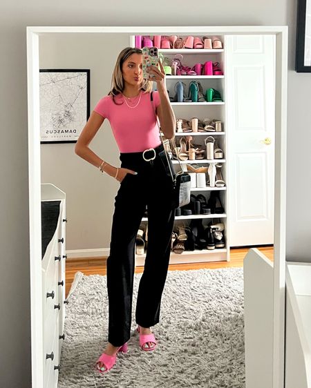 business casual outfit ideas from Abercrombie! take 15% off your order this week + stack an extra 15% off with code AFVIVIANE 

wearing an XS top, 24 inch/00 regular trouser pant 