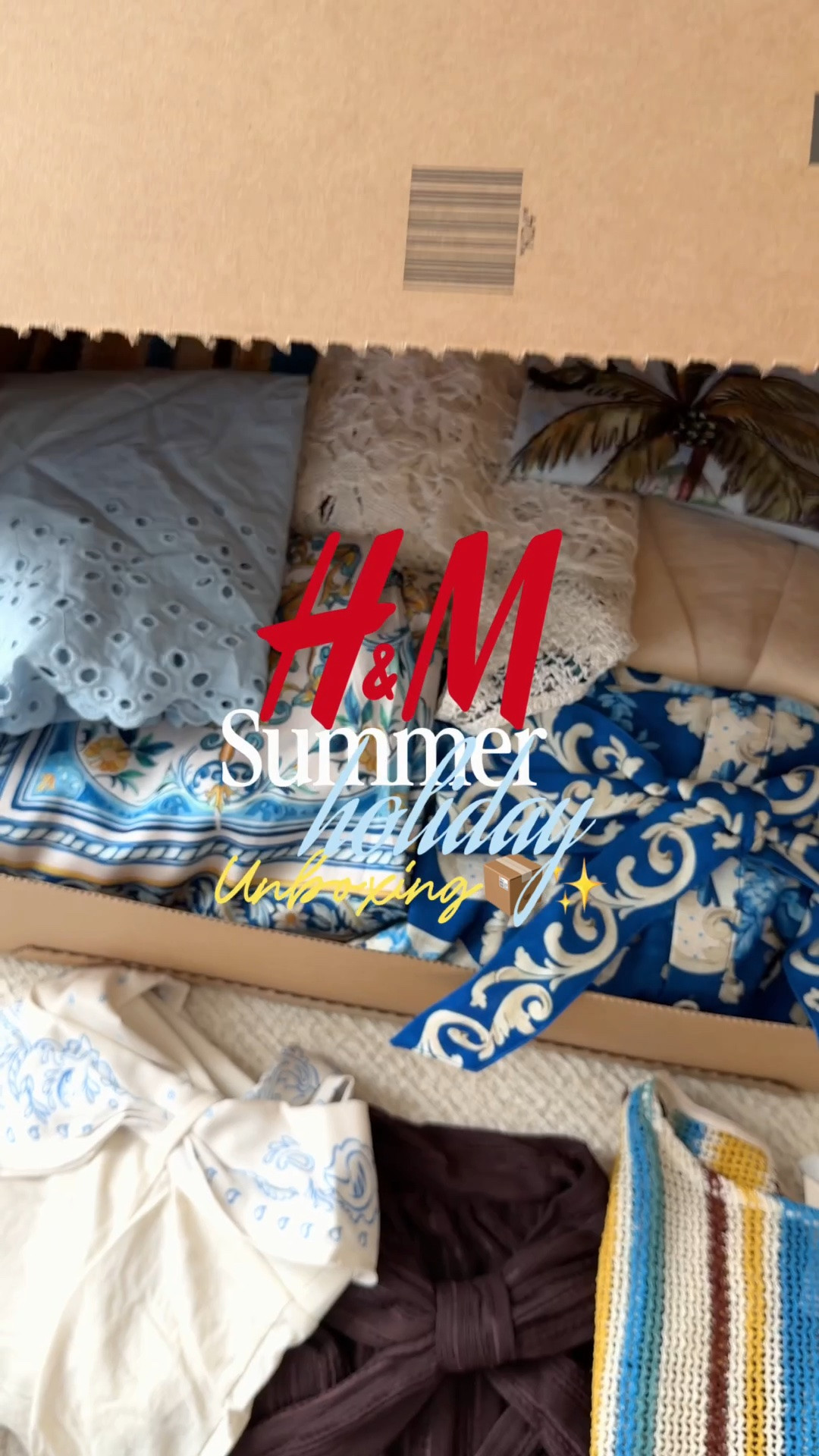 Summer holiday unboxing is here ☀️📦 that playsuit is definitely one of my best sellers. It reminds me of Dolce & Gabbana so much!! ✨ 🌊🍋🤍

Like this post to save it to your favourite folder and come back later to shop.

summer outfits, holiday outfits, vacation outfits, resort wear, mediterranean style, coastal chic, european summer, linen co ord, crochet top, crochet set, blue and white print, matching set, summer fashion, holiday wardrobe, beach club outfit, italy outfit inspiration, greece outfit inspiration, h&m new arrivals, vacation style, effortless chic

#LTKsummer #LTKstyletip #LTKdatenight