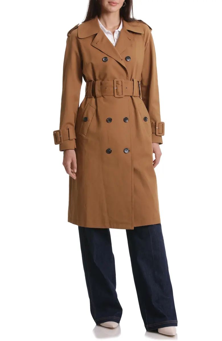 Water Resistant Stretch Cotton Trench Coat | Nordstrom