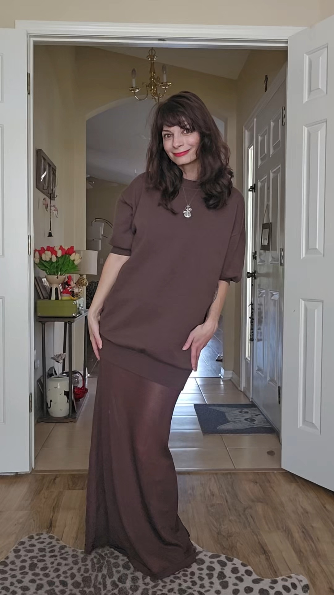 This Ser.o.ya dress is an absolute moment! Jewelry is old Awe Inspired, but linking similar. 

#LTKPetite #LTKOver40