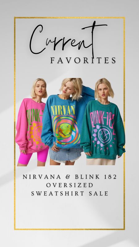 Blink 183 and Nirvana sweatshirt sale

#LTKGiftGuide #LTKstyletip #LTKHolidaySale