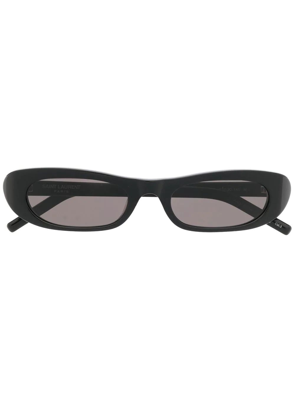 Black Oval Frame Sunglasses | Farfetch Global