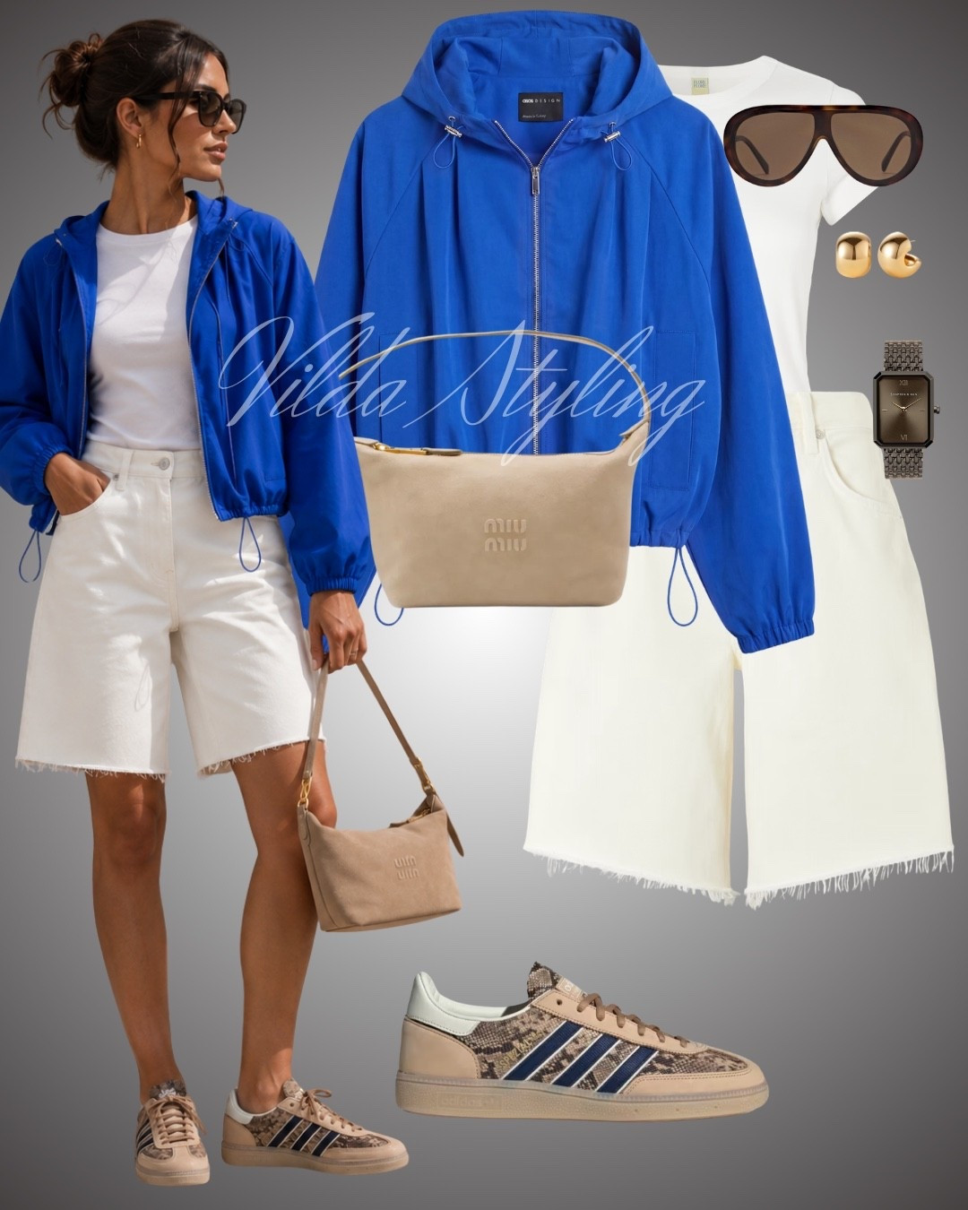 Sporty Chic 💙🤍

That pop of cobalt blue makes the whole look. ✨ A lightweight jacket, crisp white basics, neutral sneakers, and gold accessories come together for an effortlessly polished everyday outfit.

Perfect for coffee runs, travel days, weekend plans, and those in-between summer-to-fall days. #LTKFashion #LTKFinds #CasualChic #SportyChic #EverydayStyle #SummerToFall #OutfitInspo

#LTKstyletip #LTKautumn #LTKstyletip #LTKjeans