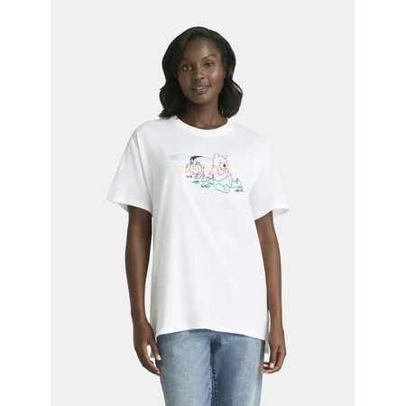 Winnie the Pooh Women's Graphic Tee with Short Sleeves, Sizes XXS-XXL | Walmart (US)