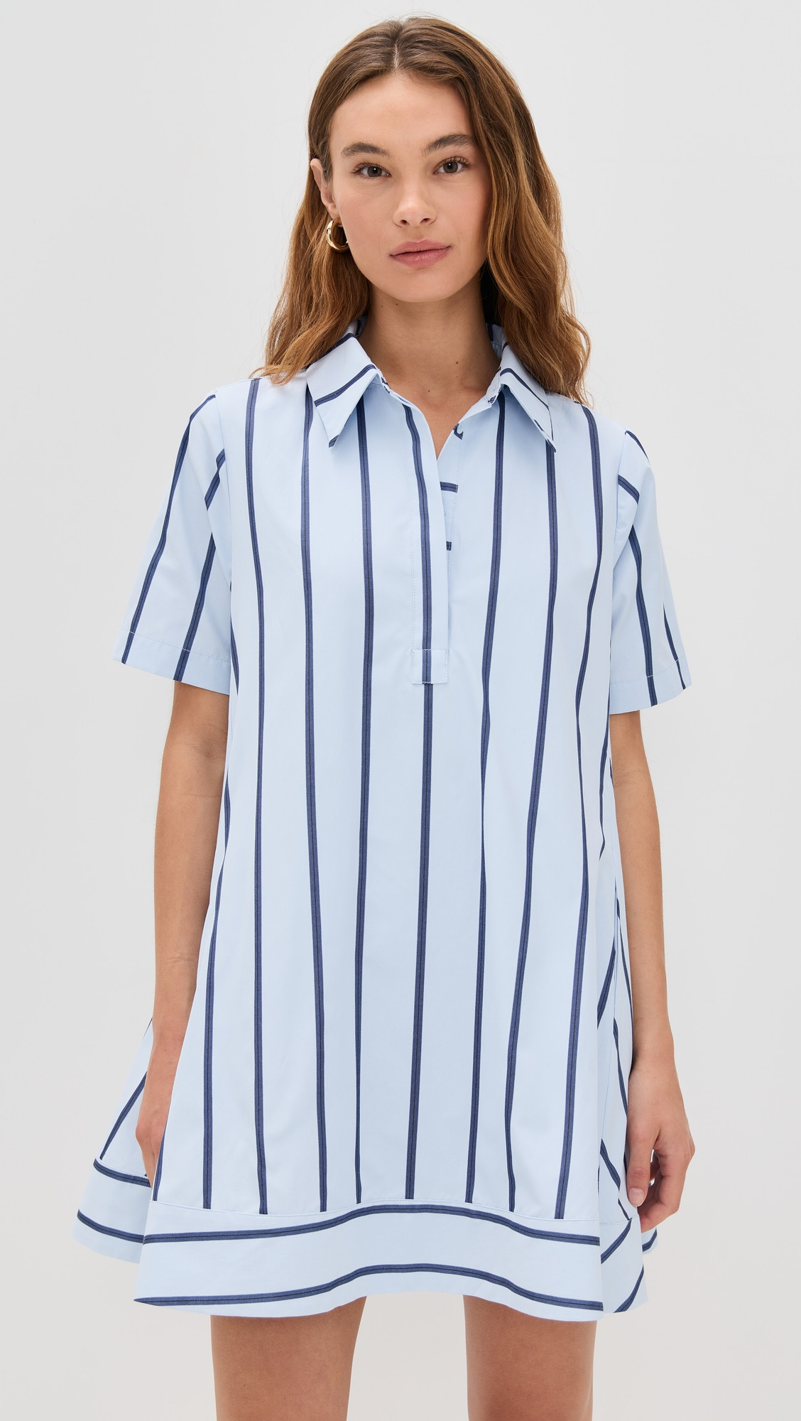English Factory Striped Mini Dress Blue/Navy Stripe S | Shopbop