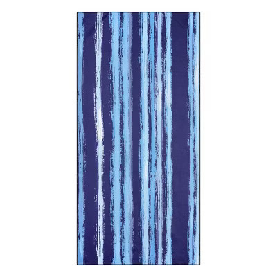 Unique Bargains Quick Drying Microfiber Lightweight Comfortable Beach Towel Blue 32" x 64" | Target