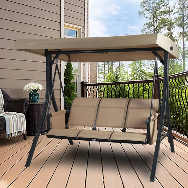 Otteridge Porch Swing with Canopy | Wayfair North America