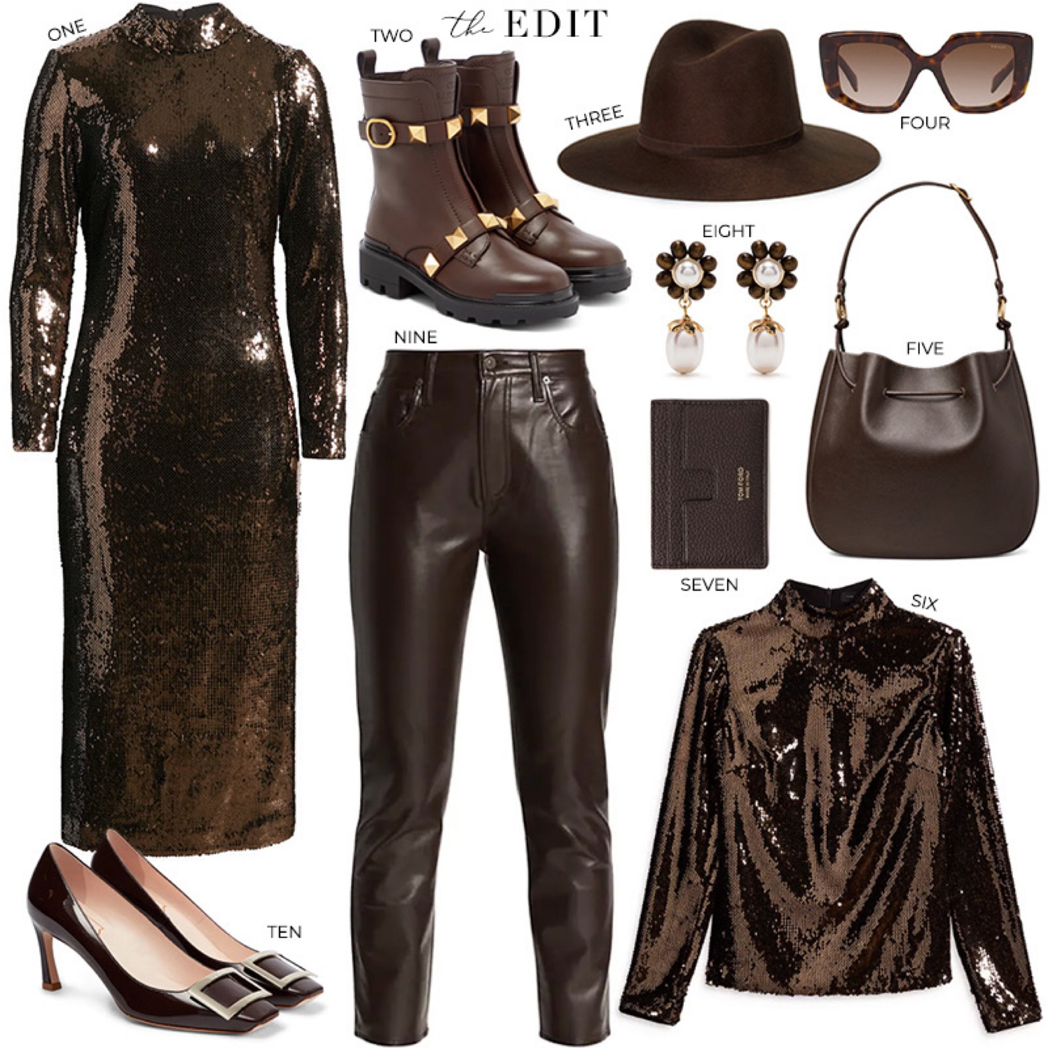 A chocolate brown edit with a little sparkle! Such a great color to wear as we go from fall to winter 🤎

#tssedited #thestylescribe #trending #shimmer #sequins

#LTKSeasonal #LTKHoliday