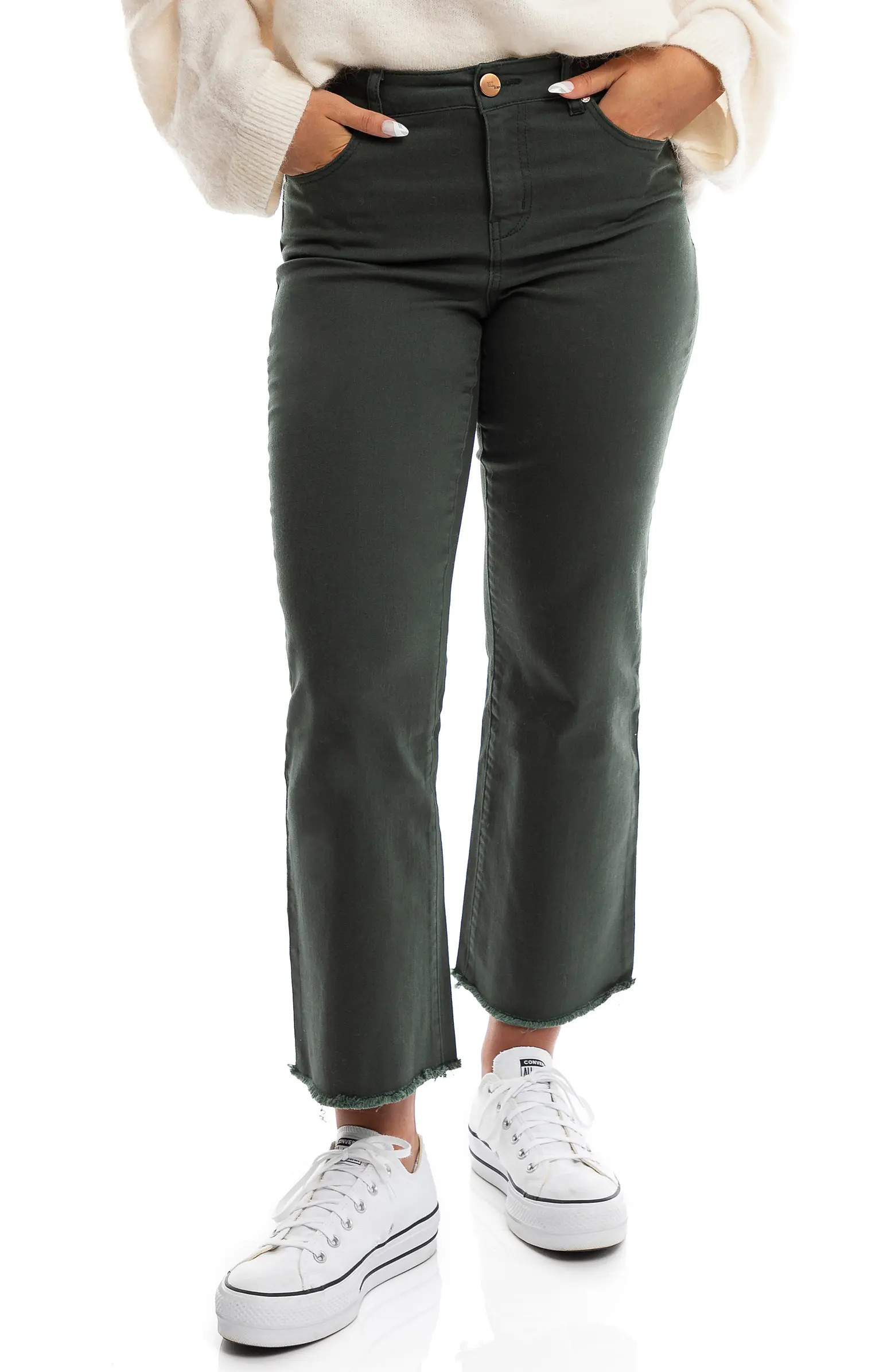 1822 Denim High Waist Crop Demi Bootcut Jeans | Nordstrom | Nordstrom