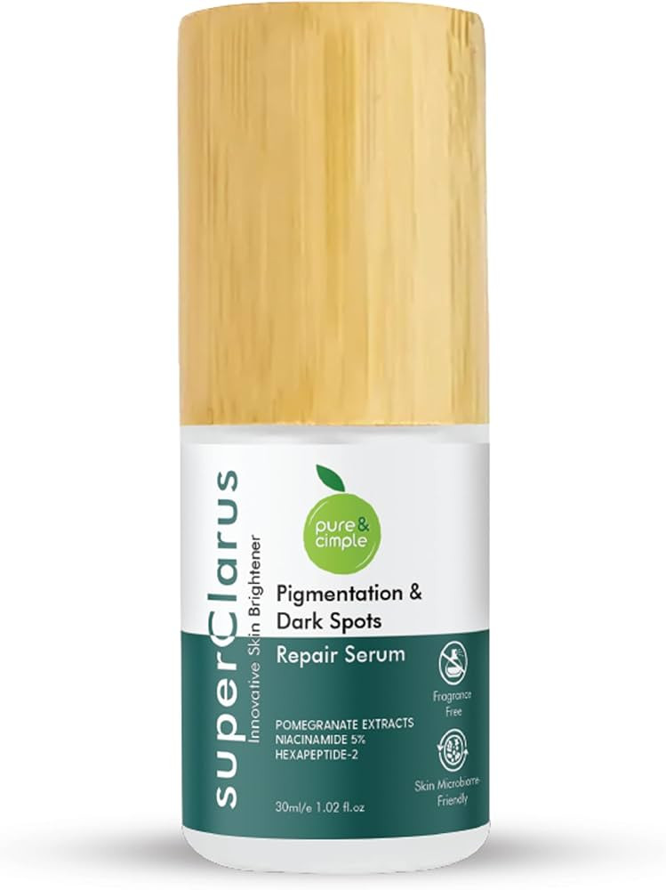 Pure & Cimple Probiotic Skin Brightening Serum | Dark Spot Face Treatment | Age Spots & Acne Mark... | Amazon (US)