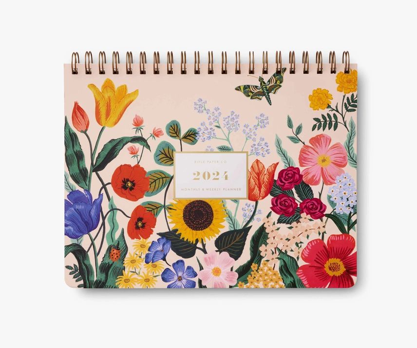 2024 12-Month Top Spiral Planner | Rifle Paper Co.